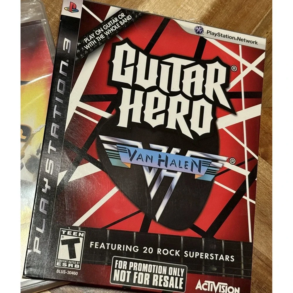 Guitar Hero Van Halen PS3 Promo‎ Not For Resale Disc With Sleeve